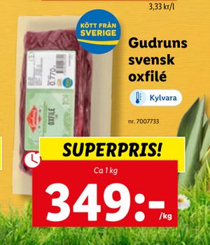 Gudruns svensk oxfilé