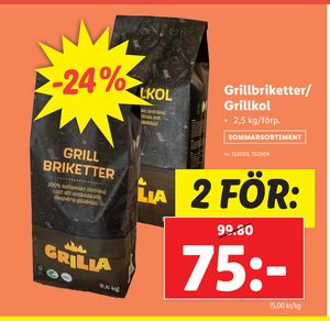 Grillbriketter/ Grillkol