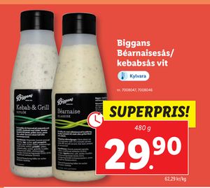 Biggans Béarnaisesås/ kebabsås vit