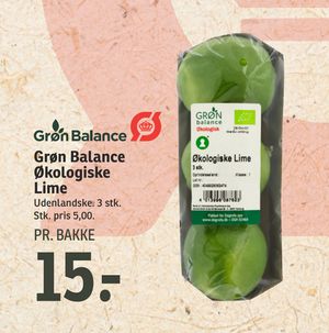 Grøn Balance Økologiske Lime