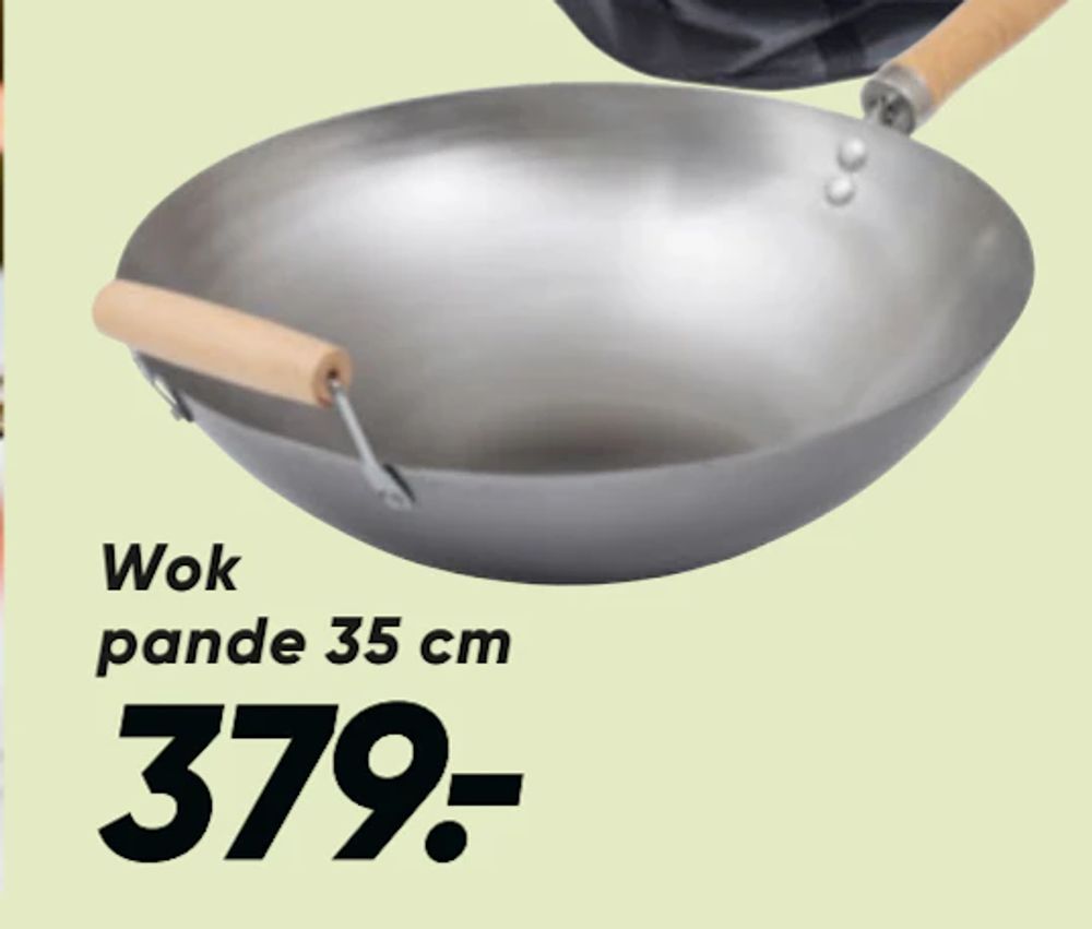 Tilbud på Wok pande 35 cm fra Bilka til 379 kr.