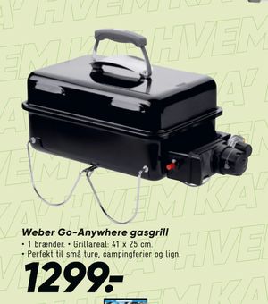 Weber Go-Anywhere gasgrill