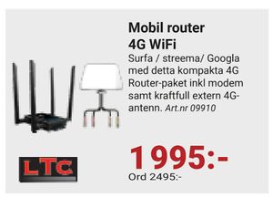 Mobil router 4G WiFi