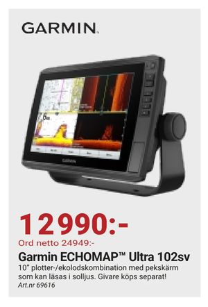 Garmin ECHOMAP™ Ultra 102sv