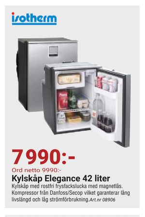 Kylskåp Elegance 42 liter