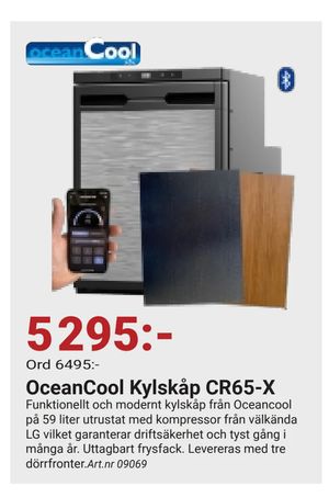 OceanCool Kylskåp CR65-X