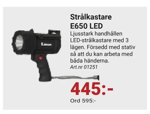 Strålkastare E650 LED