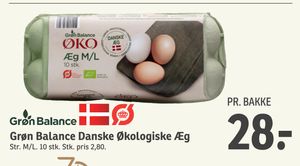 Grøn Balance Danske Økologiske Æg