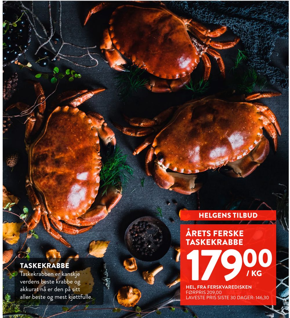 Årets Ferske Taskekrabbe