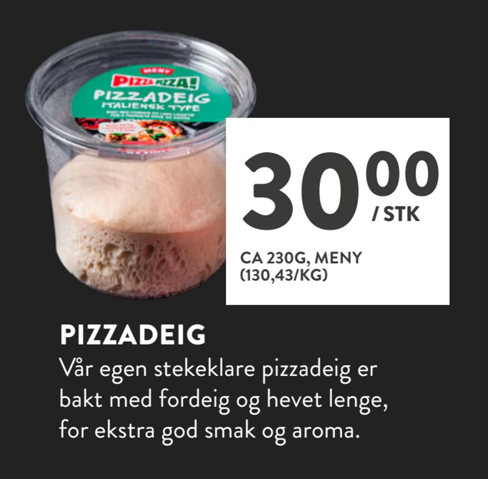 Pizzadeig