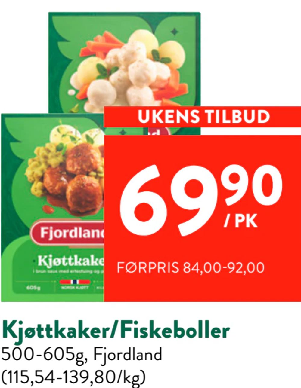 Kjøttkaker/Fiskeboller