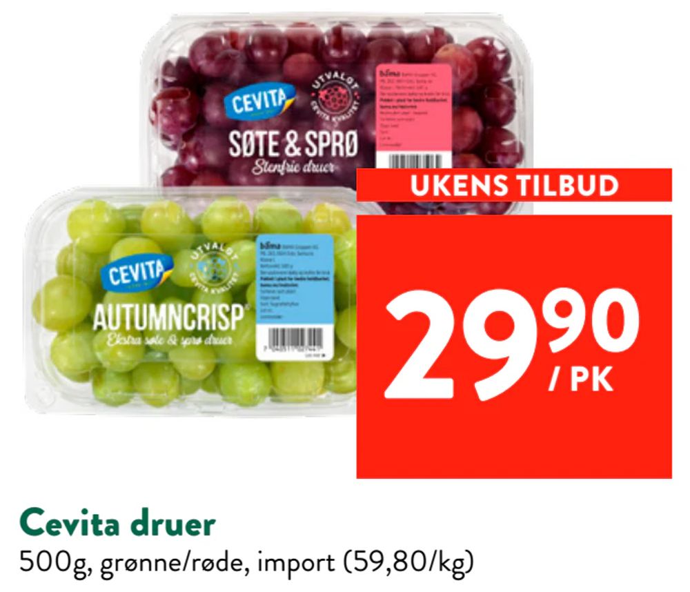 Cevita druer