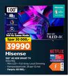 100" 4K HDR SMART TV