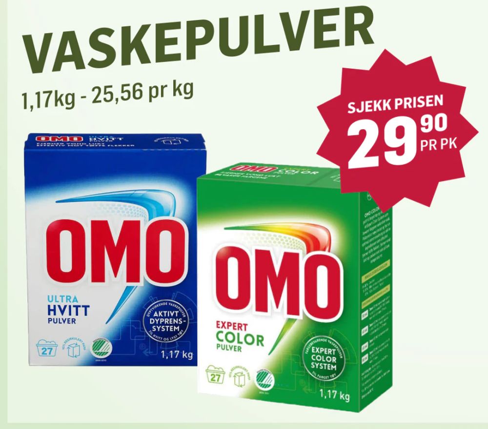 Vaskepulver