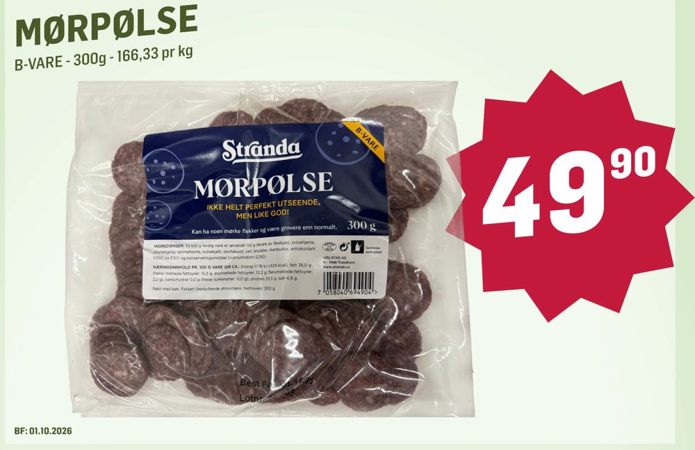 Mørpølse