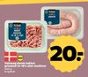Velsmag dansk hakket grisekød 14-18% eller medister