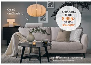 3-SITS SOFFA NELLIE
