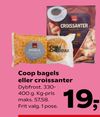 Coop bagels eller croissanter