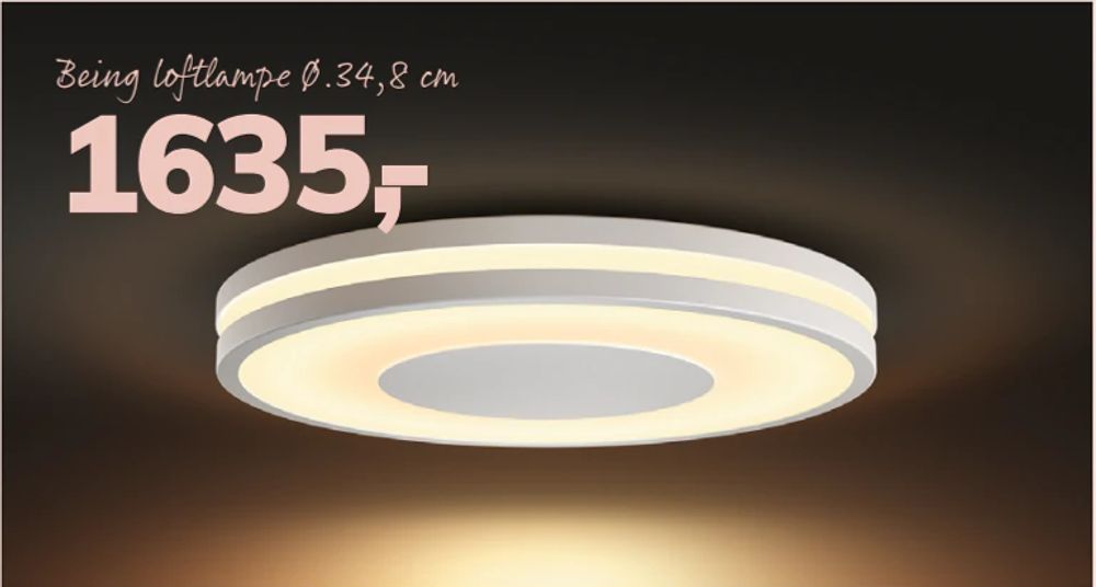 Tilbud på Being loftlampe Ø.34,8 cm fra Daells Bolighus til 1.635 kr.