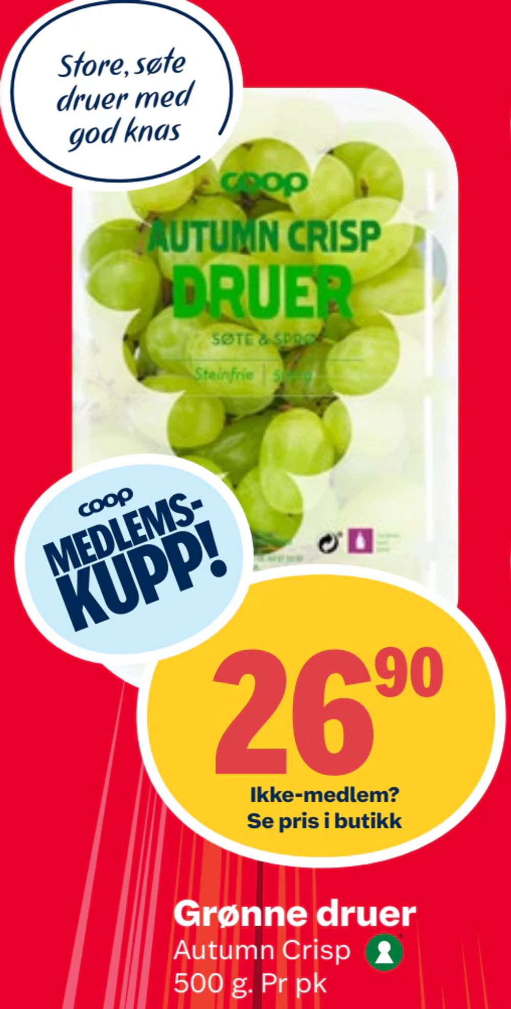 Grønne druer
