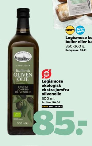 Løgismose økologisk ekstra jomfru olivenolie