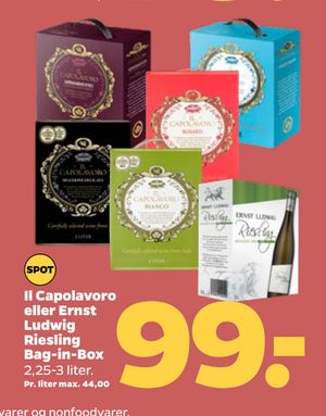 Il Capolavoro eller Ernst Ludwig Riesling Bag-in-Box