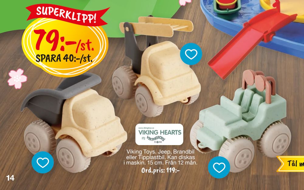 Erbjudanden på Viking Toys. Jeep från Leklust för 79 kr