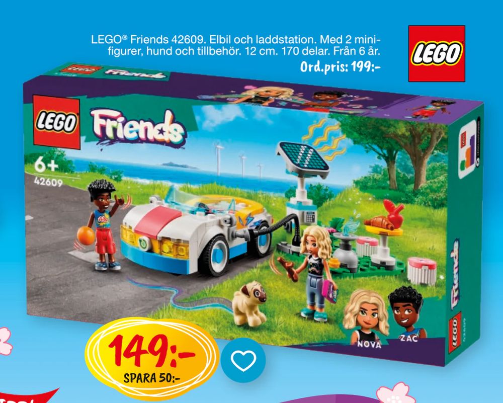 Erbjudanden på LEGO Friends 42609 från Leklust för 149 kr