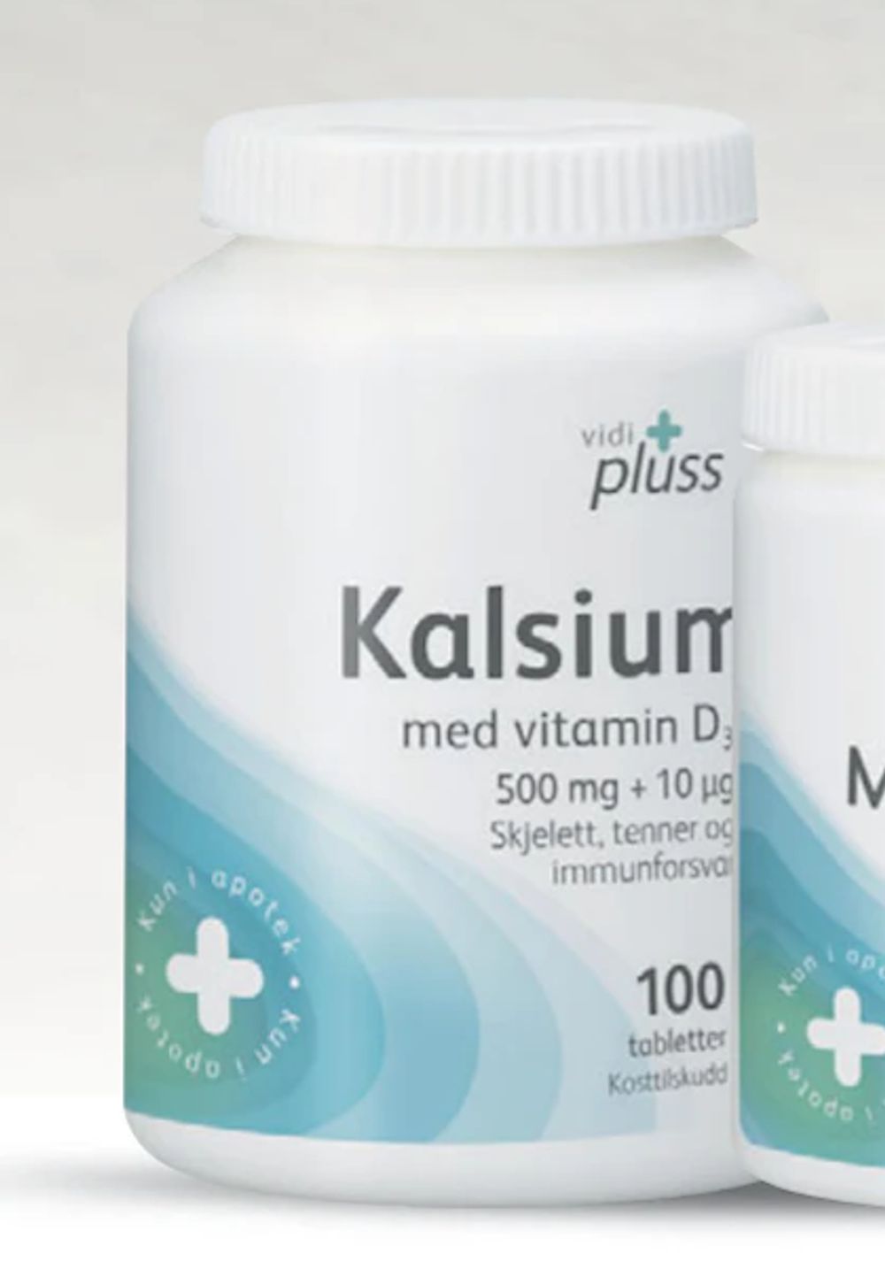 Tilbud på Vidi pluss Kalsium m/D-vit, 100 tabletter fra Vitusapotek til 113,50 kr