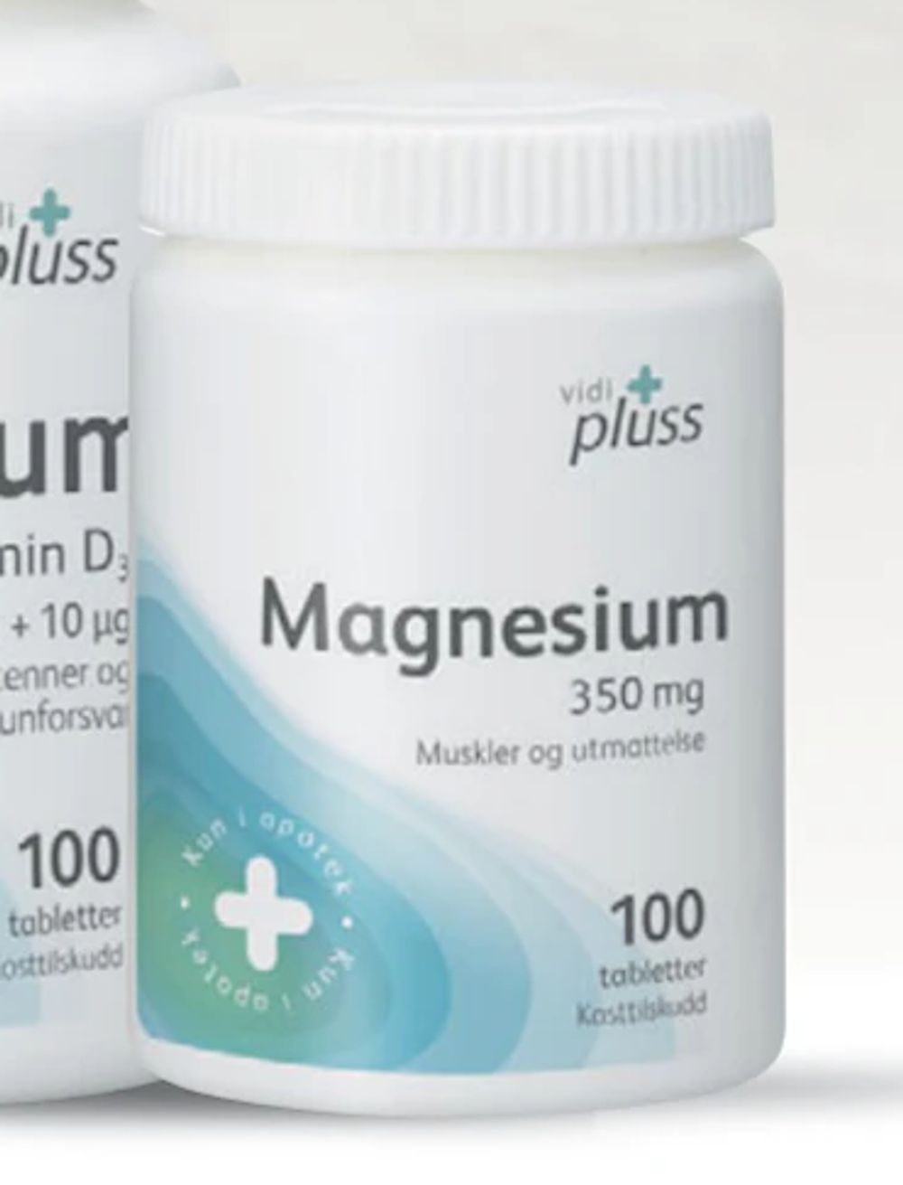 Tilbud på Vidi pluss Magnesium 350 mg 100 tabletter fra Vitusapotek til 101,50 kr