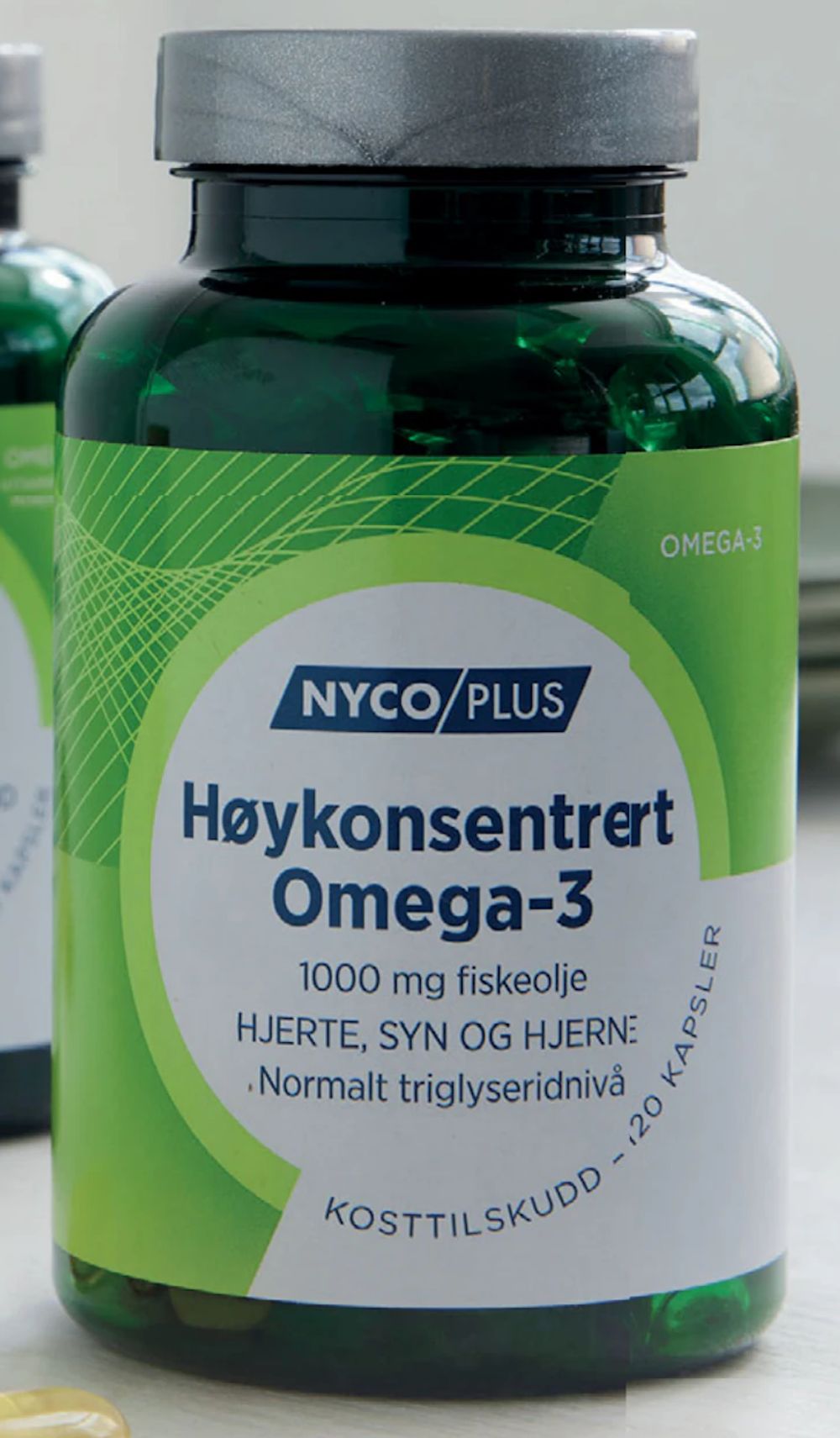 Tilbud på Nycoplus Høykonsentrert Omega-3 120 kapsler fra Vitusapotek til 233,50 kr