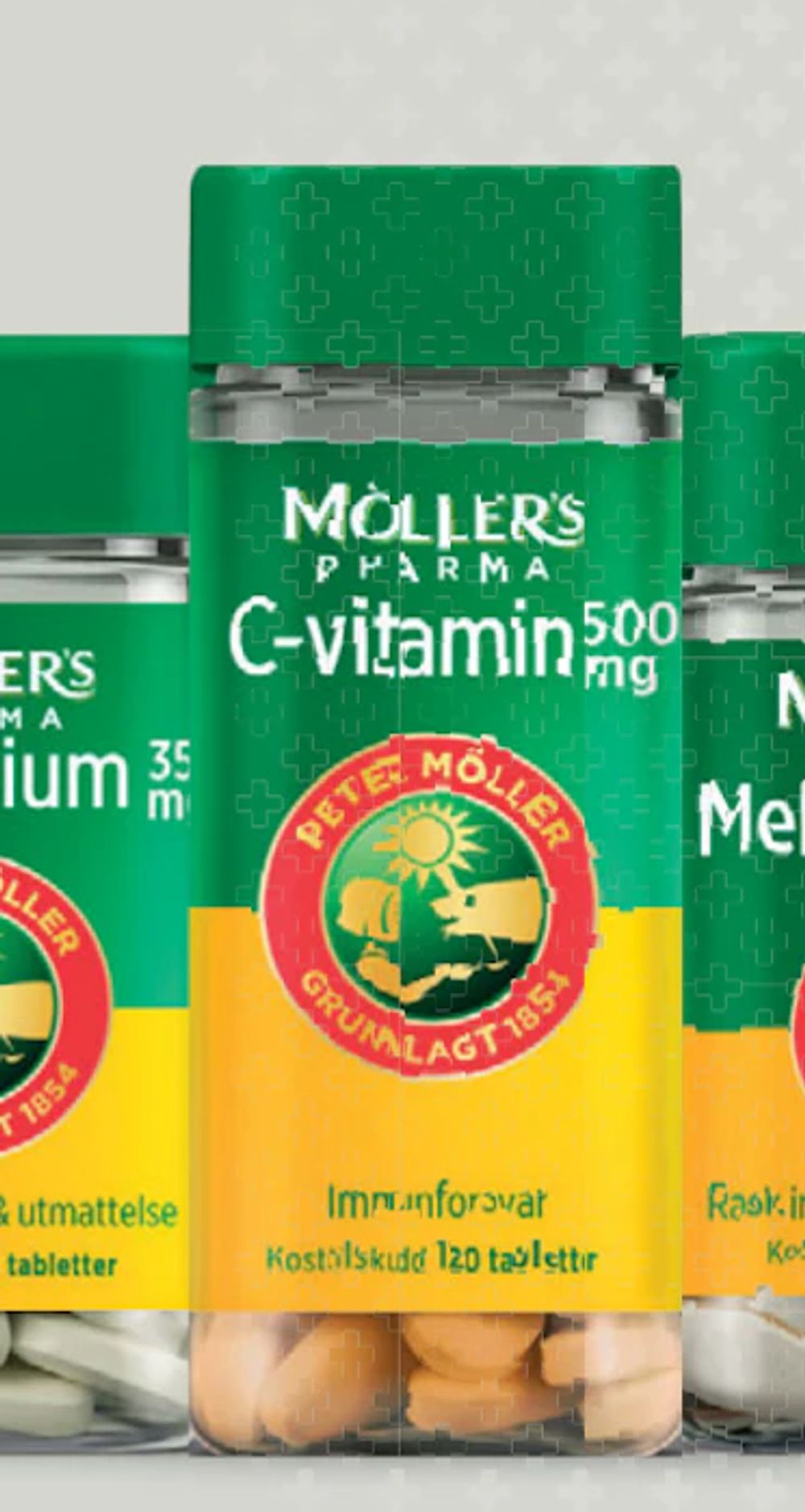Tilbud på Möller's Pharma C-vitamin 500 mg fra Vitusapotek til 79,90 kr