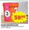 GLASS/VEGANSK GLASS