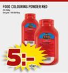 FOOD COLOURING POWDER RED