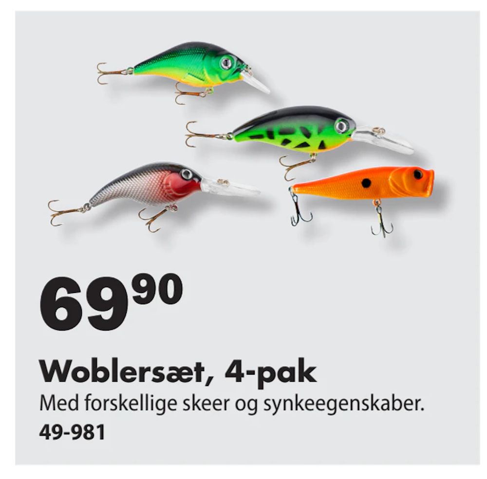 Tilbud på Woblersæt, 4-pak fra Biltema til 69,90 kr.