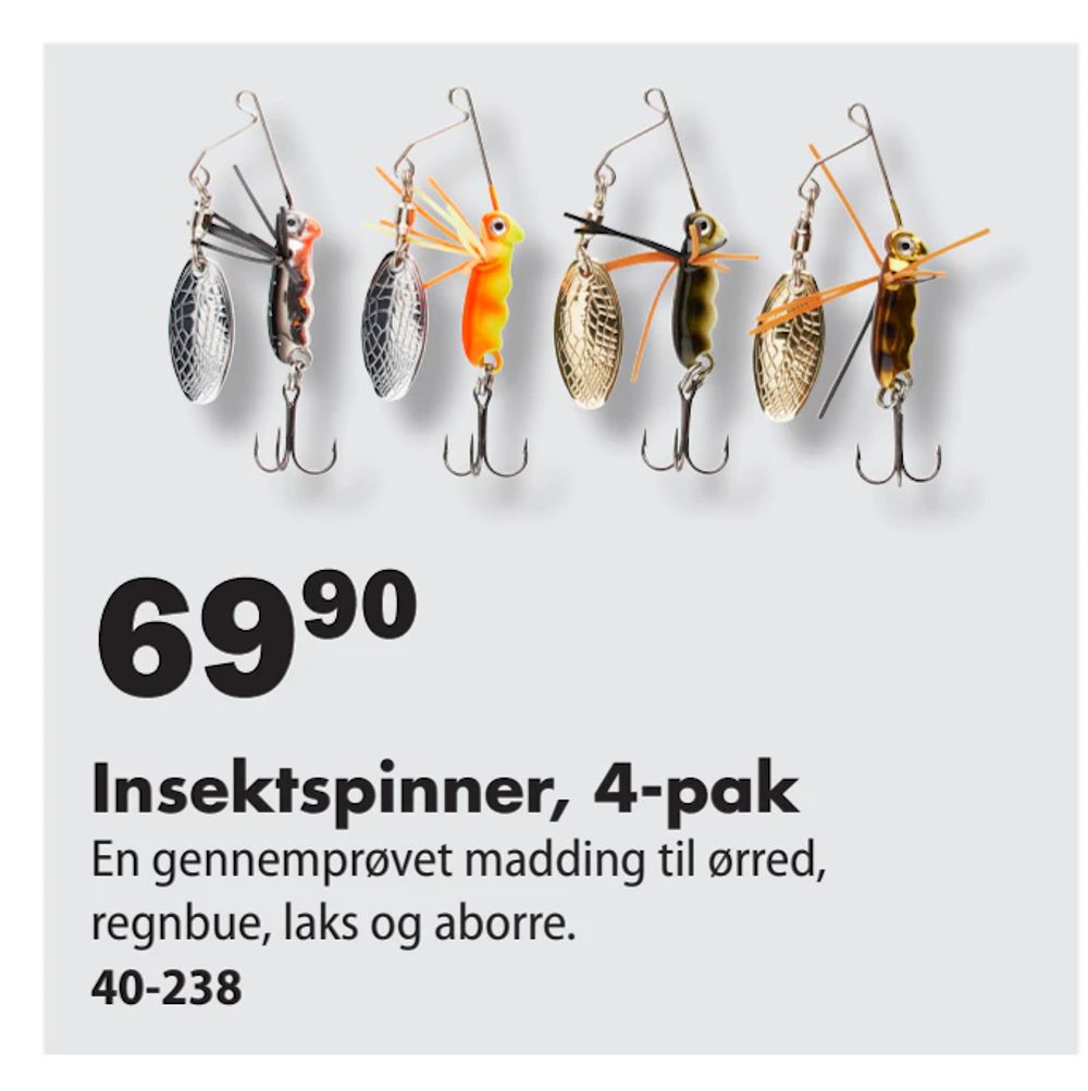 Tilbud på Insektspinner, 4-pak fra Biltema til 69,90 kr.