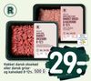 Hakket dansk oksekød eller dansk grise- og kalvekød 8-12%