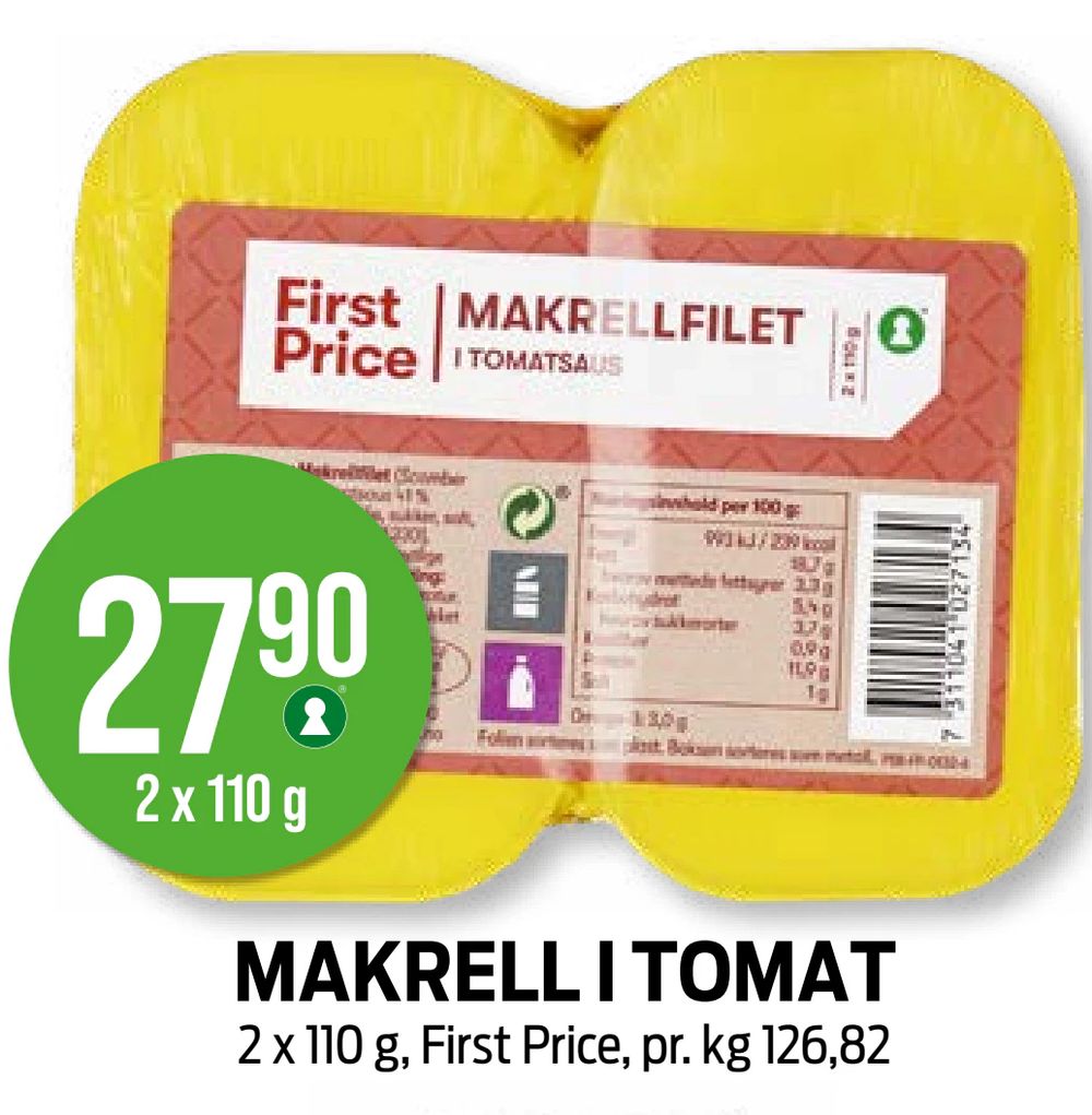Makrell i Tomat