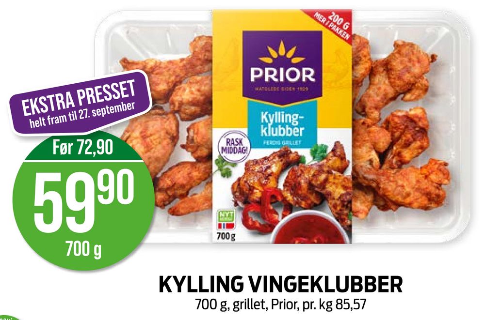 Kylling Vingeklubber