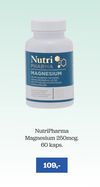 NutriPharma Magnesium 250mcg. 60 kaps.