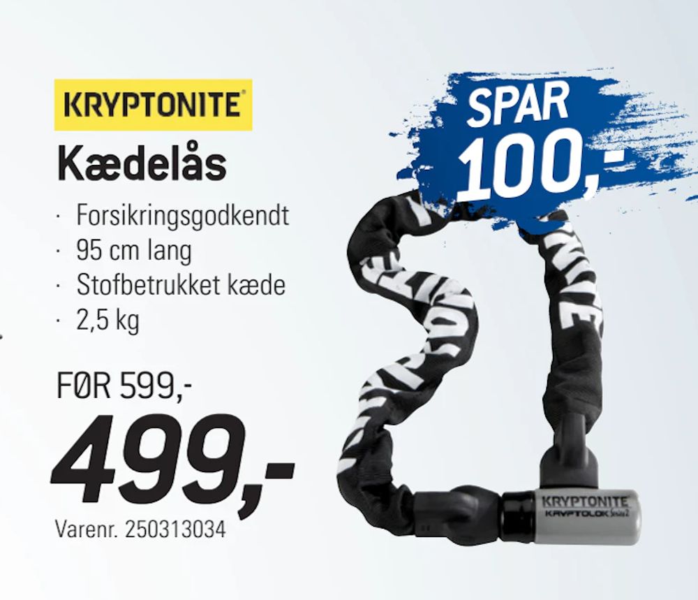 Tilbud på Kædelås fra thansen til 499 kr.