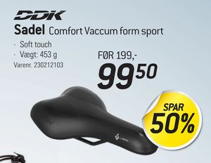 Sadel Comfort Vaccum form sport