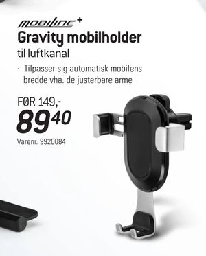 Gravity mobilholder