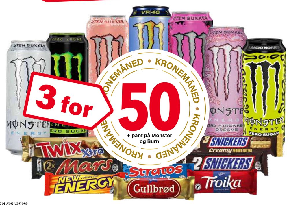 Monster, Burn eller sjokolade