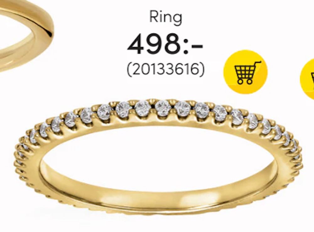Erbjudanden på Ring från Guldfynd för 498 kr