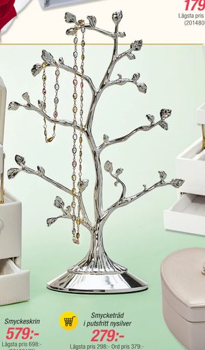 Smycketräd i putsfritt nysilver