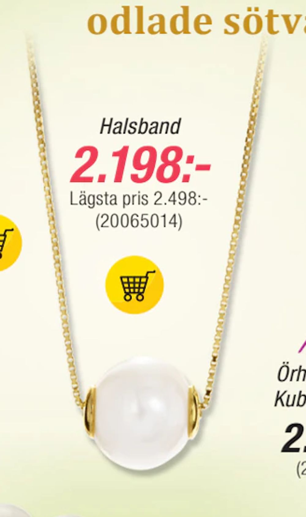 Erbjudanden på Halsband från Guldfynd för 2 198 kr