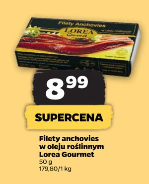 Filety anchovies w oleju roślinnym Lorea Gourmet