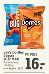 Lay’s Doritos, Bugles eller MAX