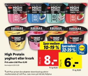 High Protein yoghurt eller kvark